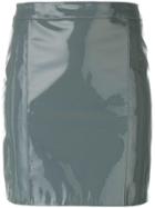 Manokhi Straight Mini Skirt - Grey