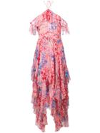 Alice+olivia Floral Print Dress - Pink & Purple