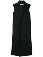 Namacheko Long Vest - Black