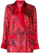 F.r.s For Restless Sleepers Blossom Print Satin Shirt - Red