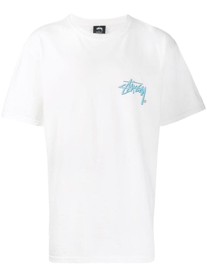 Stussy Contrast Logo T-shirt - White