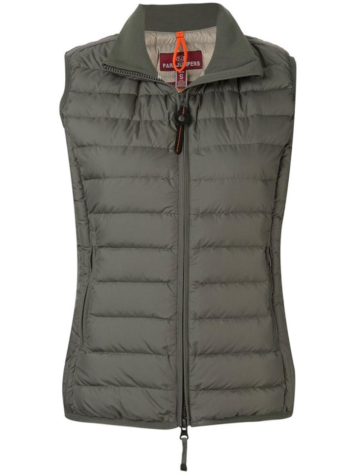 Parajumpers Quilted High-neck Gilet - Green