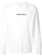 Makavelic 'gun & Rose' Sweatshirt - White