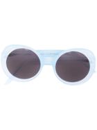 Lapima Round Frame Sunglasses - Blue
