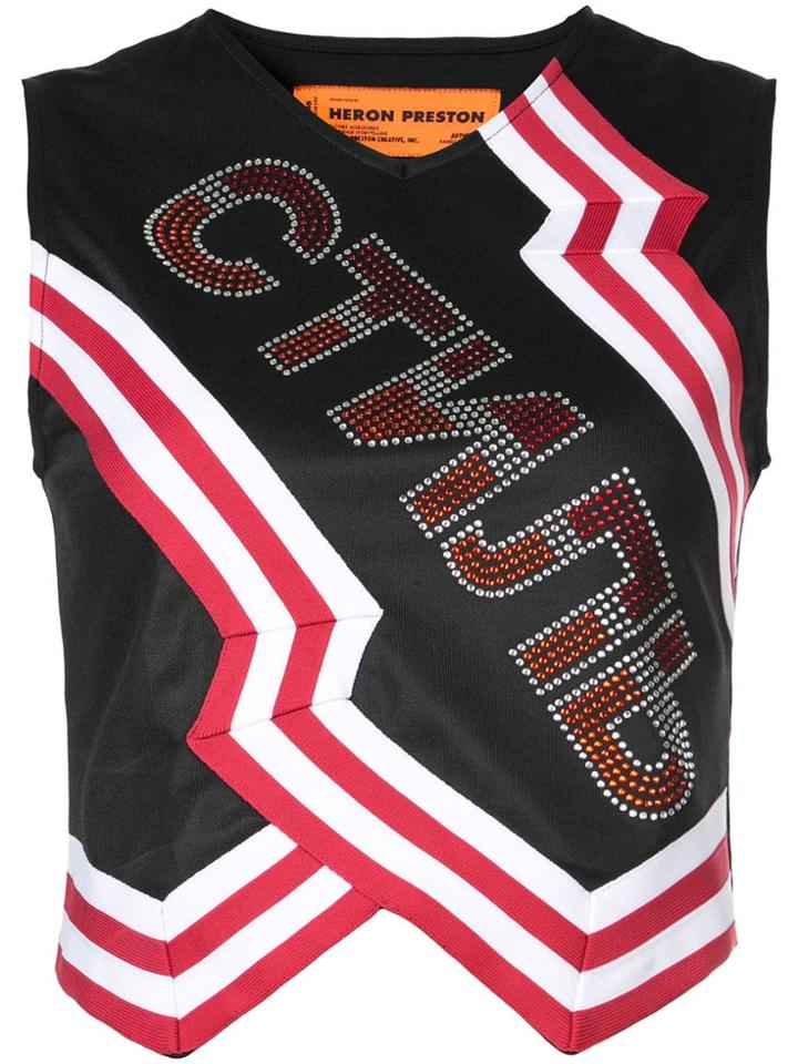 Heron Preston Cheerleader Tank Top - Black