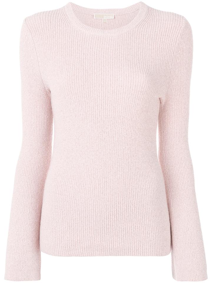 Michael Michael Kors Flared Sleeve Jumper - Pink & Purple