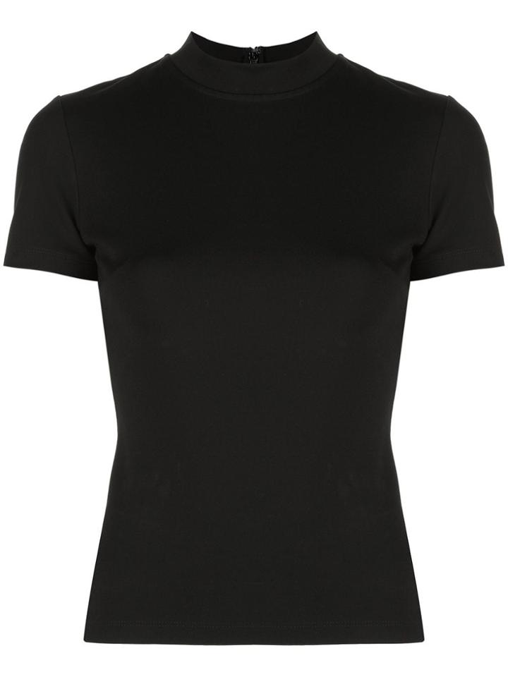 Alexis High Neck T-shirt - Black