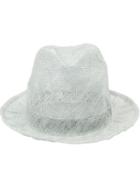 Ca4la Woven Hat, Men's, Grey, Straw
