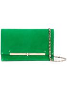 Casadei - Shoulder Bag - Women - Chamois Leather/nappa Leather - One Size, Green, Chamois Leather/nappa Leather