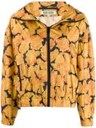 Kenzo Peonie Windbreaker Jacket - Yellow