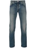 Harmony Paris Faded Straight Jeans, Men's, Size: 34, Blue, Cotton