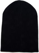 Brunello Cucinelli Cashmere Slouchy Beanie Hat, Men's, Size: Medium, Blue, Cashmere