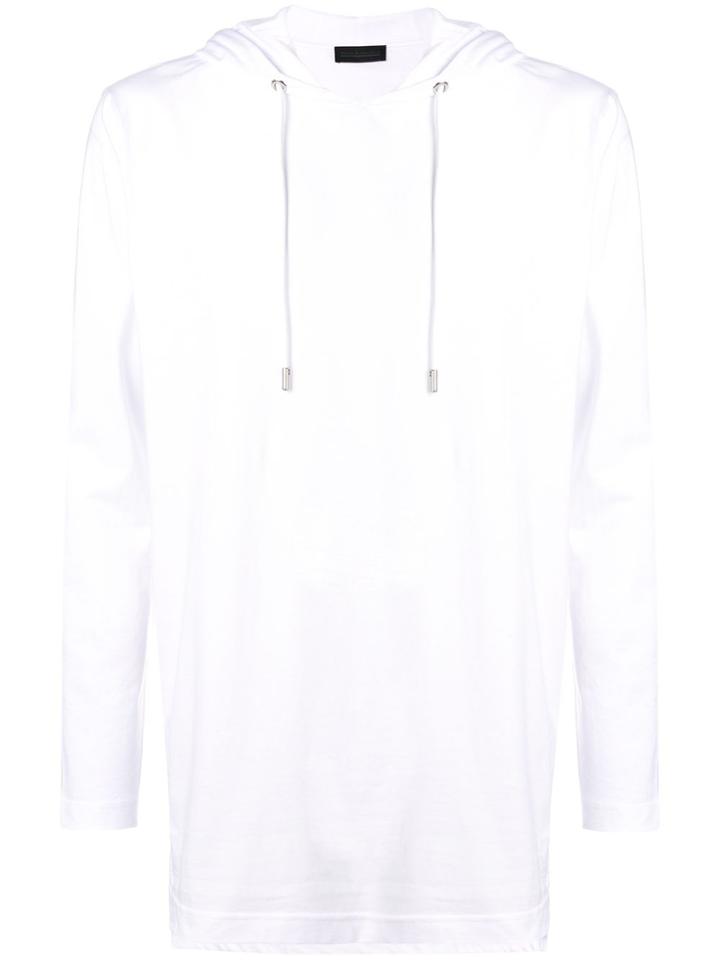 Diesel Black Gold Relaxed Fit Hoodie - White