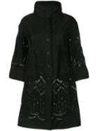 Ermanno Scervino Embroidered Shell Jacket - Black