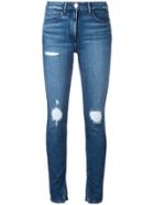 3x1 Slit Ankles Cropped Jeans - Blue