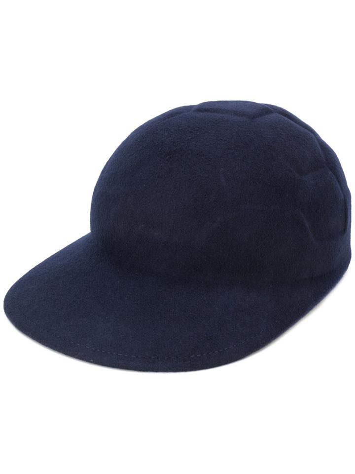 Comme Des Garçons Shirt Boys Flat Peak Baseball Cap - Blue