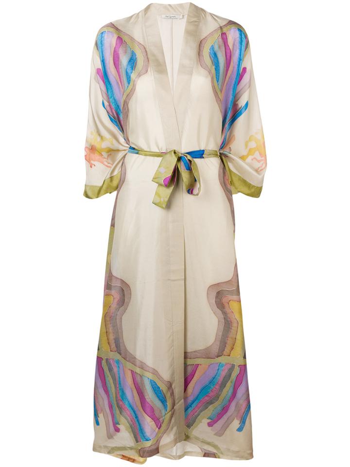 Mes Demoiselles Printed Kimono - Multicolour