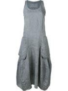 Rundholz Baggy Dress, Women's, Size: L, Grey, Linen/flax
