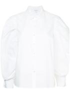 Frame Oversized Long-sleeve Shirt - White