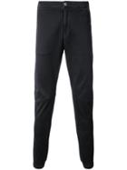 Stone Island Fitted Chino Trousers - Black