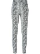 Giamba Jacquard Python Patterned Trousers