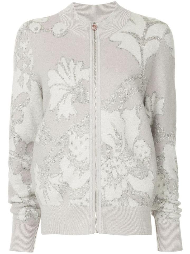 Onefifteen Embroidered Knit Jacket - Pink