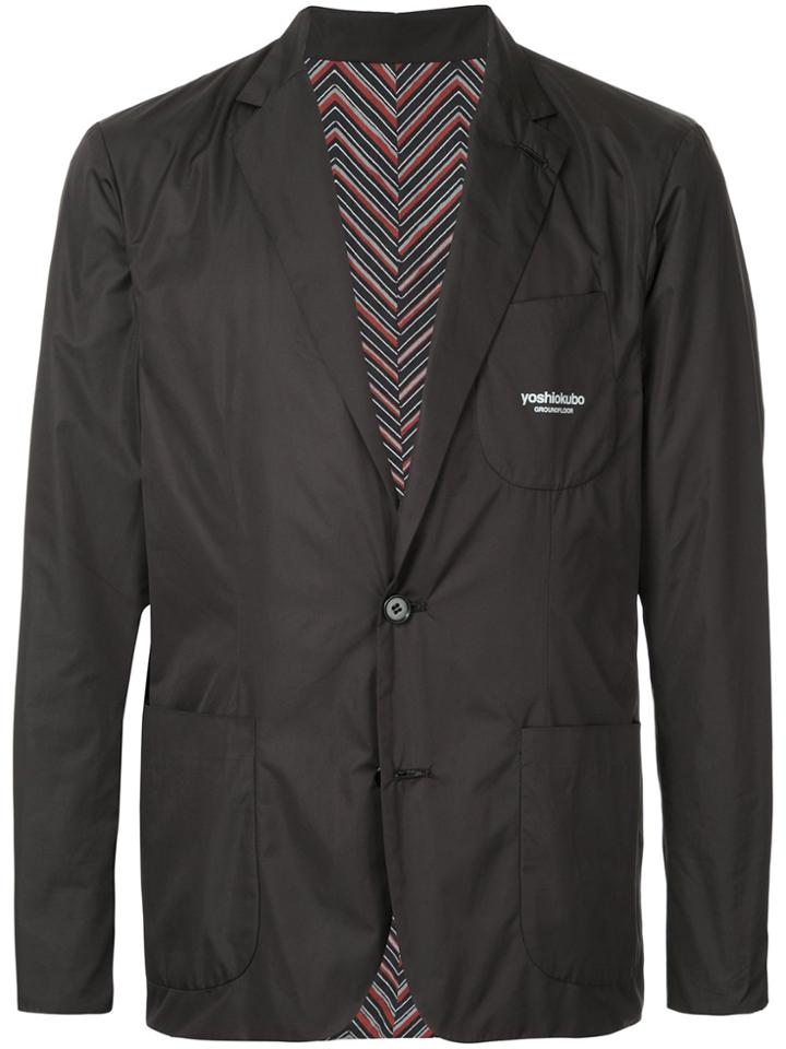 Yoshiokubo Dry Leaf Reversible Jacket - Black