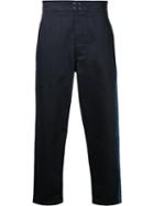 Raf Simons - Vertical Panel Loose-fit Jeans - Men - Cotton/spandex/elastane - S, Blue, Cotton/spandex/elastane
