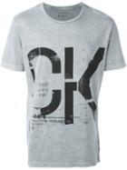 Calvin Klein Jeans Logo Print T-shirt, Men's, Size: Small, Grey, Cotton