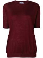 Prada Short-sleeved Sweatshirt - Red