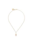 Chanel Vintage Perfume Pendant Necklace - Metallic