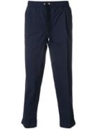 Moncler Cropped Trousers - Blue