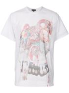 Comme Des Garçons Homme Plus Toy Print Perforated T-shirt - White