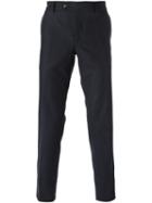 Brunello Cucinelli Tailored Slim Trousers, Men's, Size: 52, Blue, Cotton/acetate/cupro/wool