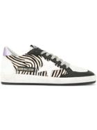 Golden Goose Deluxe Brand Ballstar Zebra Sneakers - White