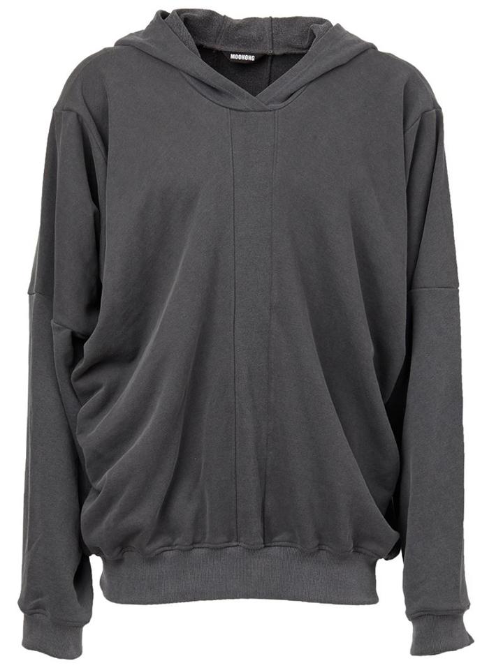 Moohong Hooded Sweater, Men's, Grey, Cotton
