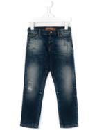 Dolce & Gabbana Kids Distressed Jeans, Boy's, Size: 12 Yrs, Blue
