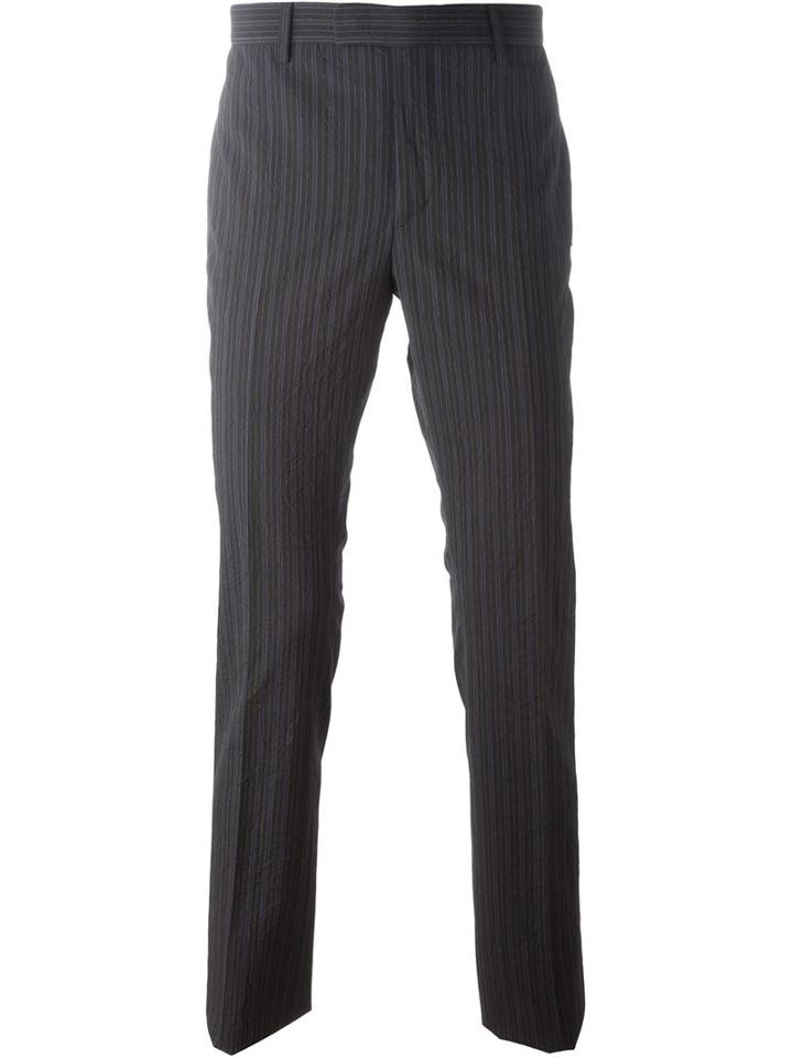 John Varvatos Striped Tapered Trousers
