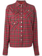 Ronald Van Der Kemp Multi-pocket Checked Shirt - Red
