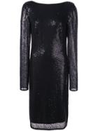 Tadashi Shoji Sequin Dress - Black