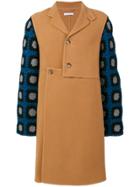 Jw Anderson Crochet Detail Coat - Nude & Neutrals