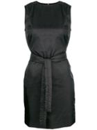 Rick Owens Belted Mini Dress - Black
