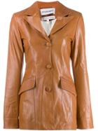 Situationist Single Breasted Coat - Brown