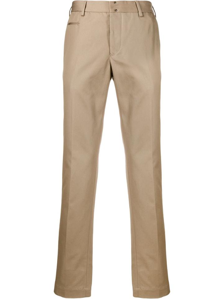 Incotex Slim Fit Chino Trousers - Neutrals