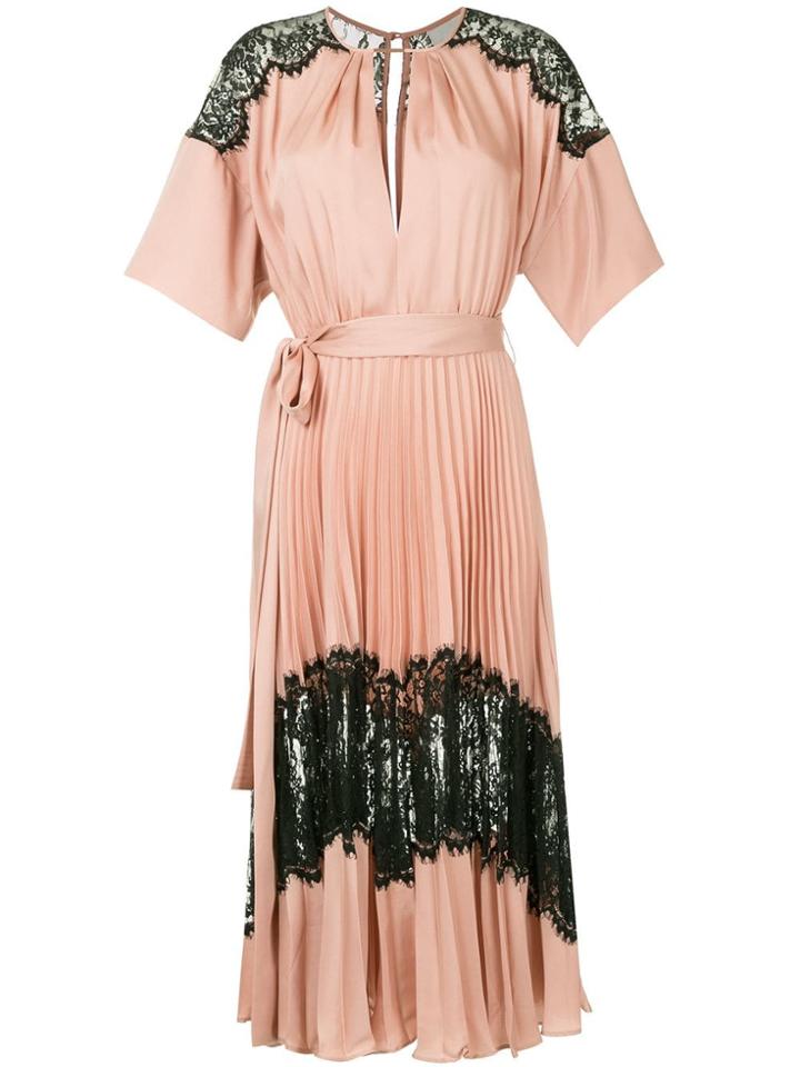 Ginger & Smart Amalgamate Pleated Dress - Pink