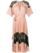 Ginger & Smart Amalgamate Pleated Dress - Pink