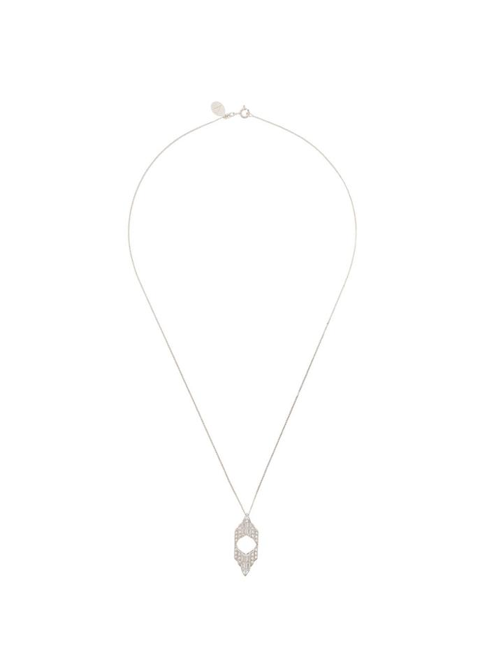 V Jewellery Chrysler Necklace - Metallic