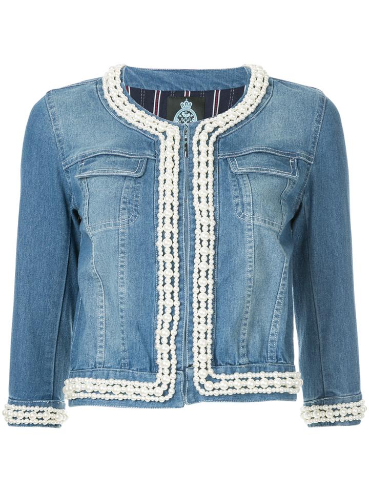 Guild Prime Designer Embellished Jacket - Blue