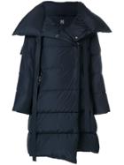 Bacon Wide Collar Padded Coat - Blue
