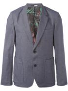 Ps By Paul Smith Patch Pocket Blazer, Men's, Size: 36, Grey, Cotton/spandex/elastane/viscose